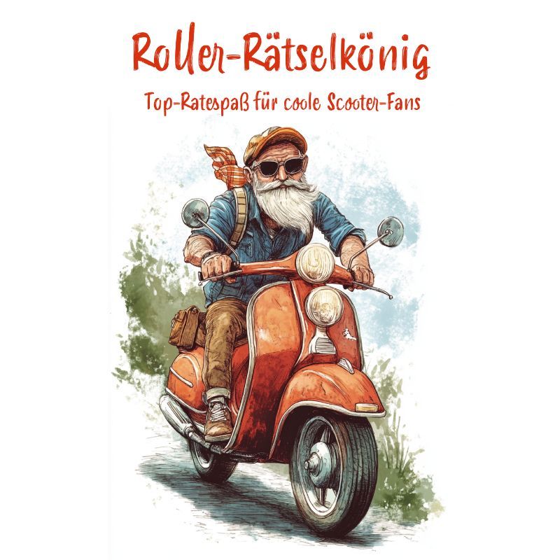 Vespa Roller Rollerfahrer