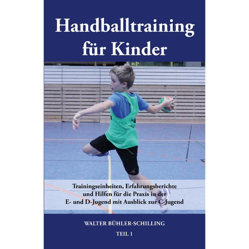 Junge, der Handball spielt