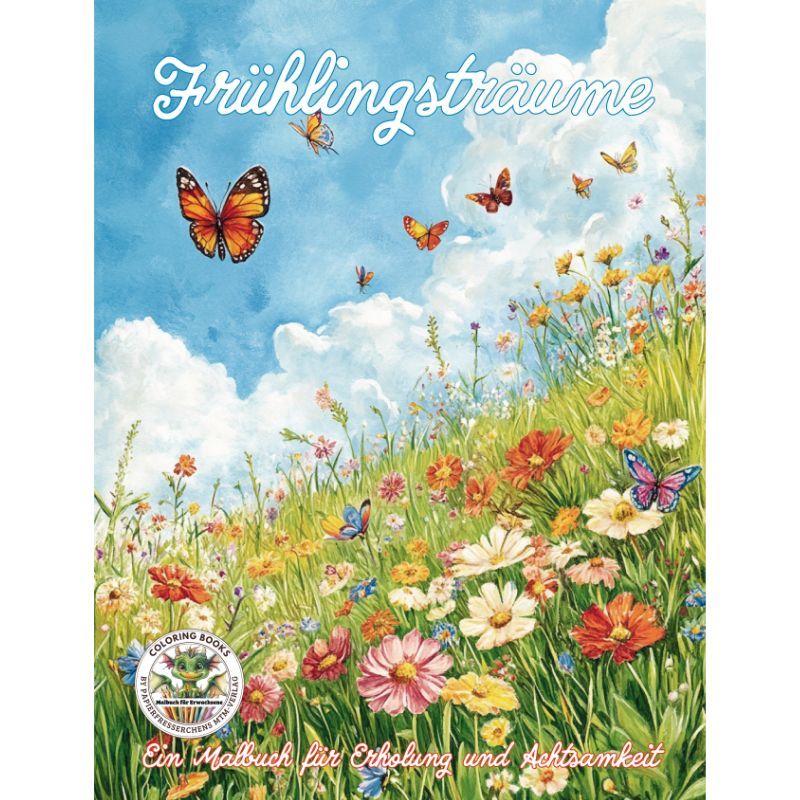Frühlingsträume - Ein Malbuch für Erholung und Achtsamkeit