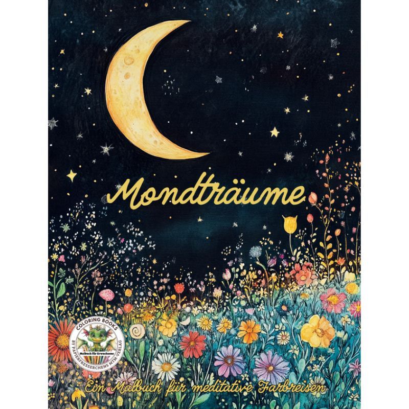 Mondträume - Ein Malbuch für meditative Farbreisen