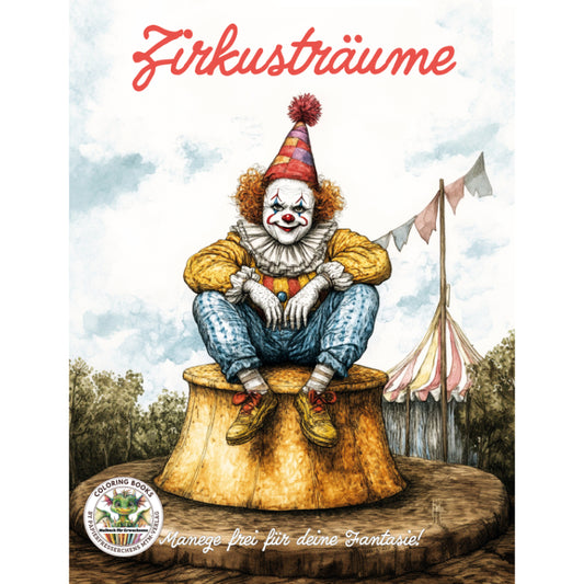 Zirkusträume - Malbuch für Erwachsene