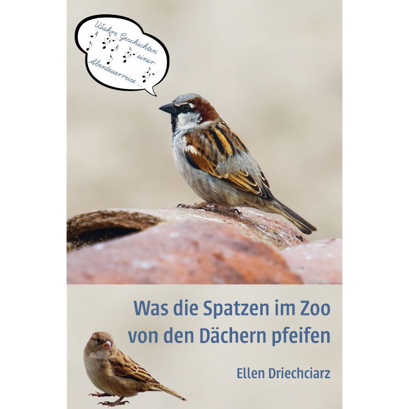 Was die Spatzen im Zoo von den Dächern pfeifen - schwarz-weiß