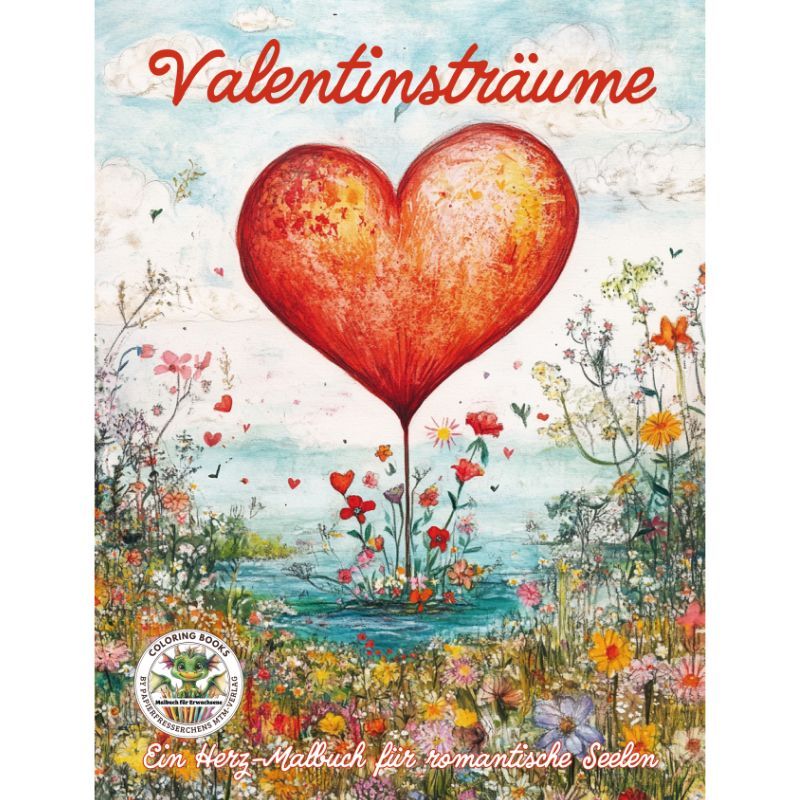 Valentinsträume - Ein Herz-Malbuch für romantische Seelen