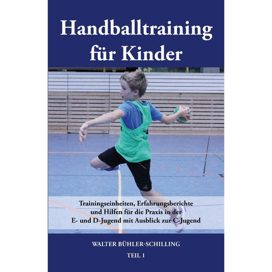 Junge, der Handball spielt