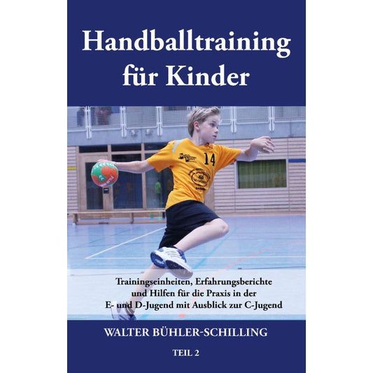Junge, der Handball spielt