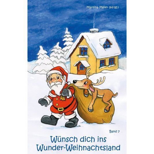 Nikolaus mit Elch auf Sack