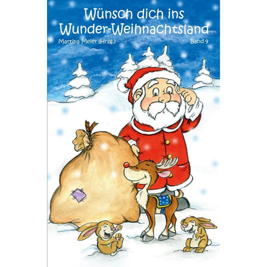 Nikolaus und TIere im Schnee