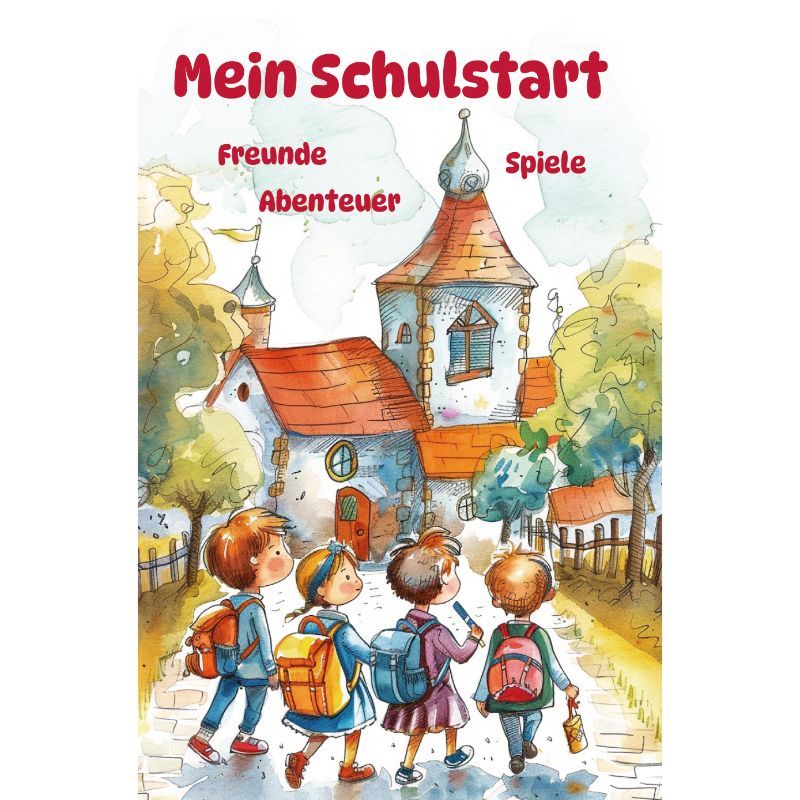 Mein Schulstart - Tagebuch: Platz für Fotos, Zeichnungen und Notizen