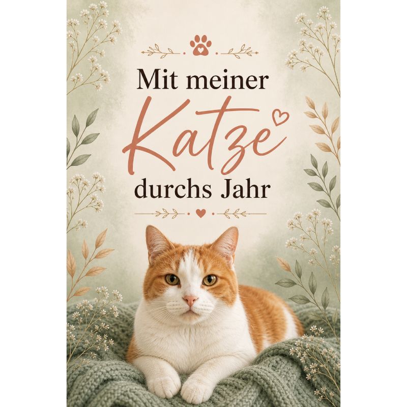 Mit meiner Katze durchs Jahr - Kalender undatiert - farbiger Katzenkalender