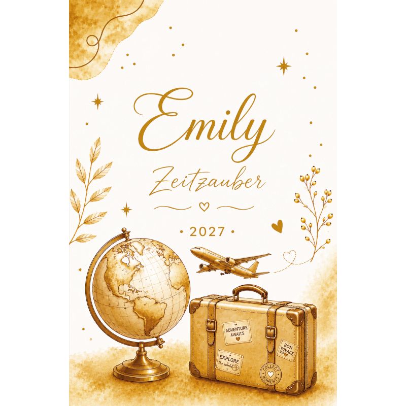 Emily Kalender 2027 - Wochenplaner, Tagebuch, für Frauen