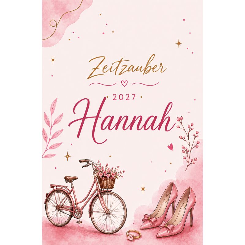 Hannah Kalender 2027 - Wochenplaner, Tagebuch, für Frauen