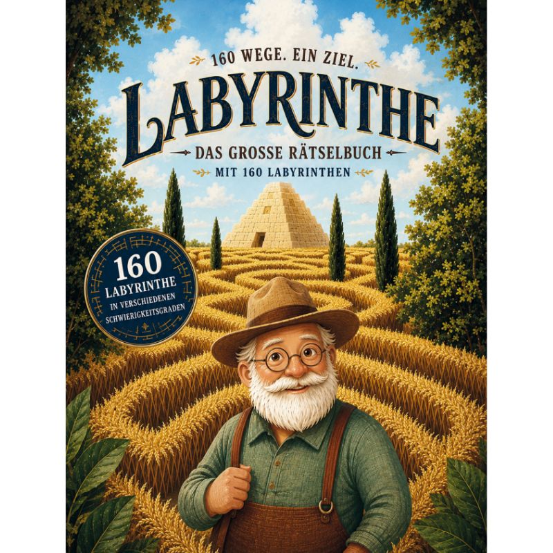 Labyrinthe: Das große Rätselbuch mit 160 Labyrinthen