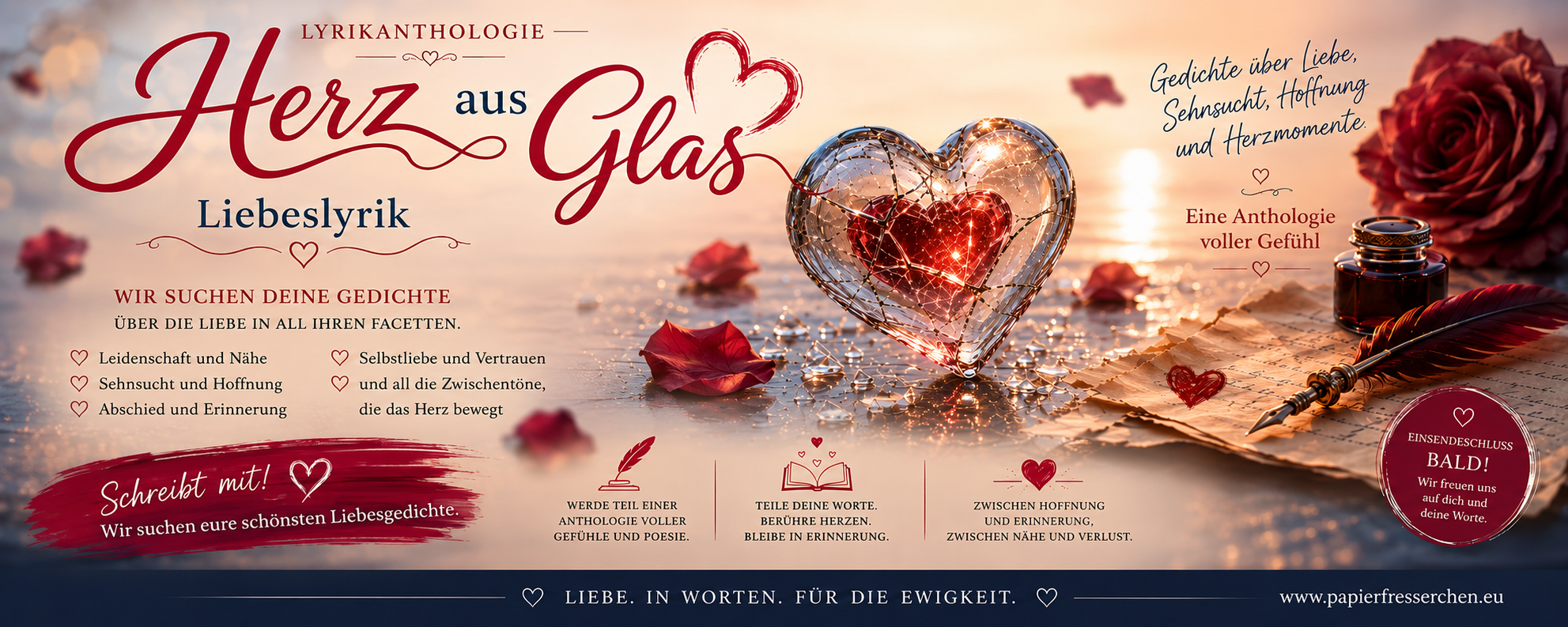 Herz aus Glas - Liebeslyrik