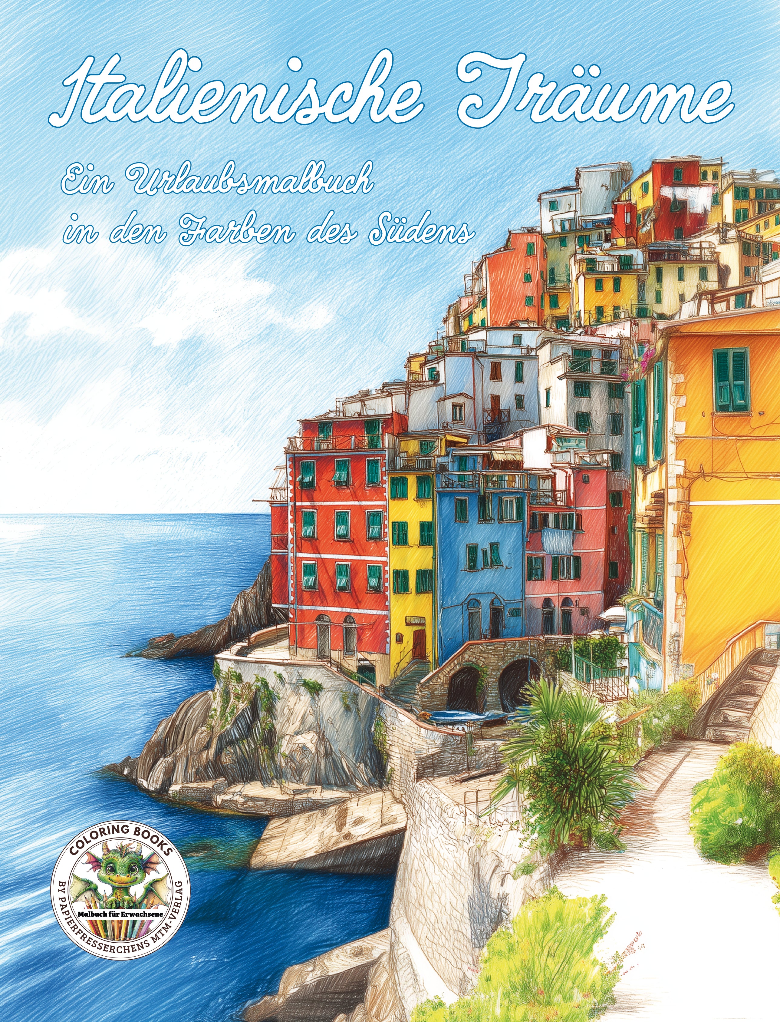 Ein gemaltes Bild von der Cinque Terra