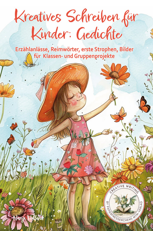 Kind auf Blumenwiese