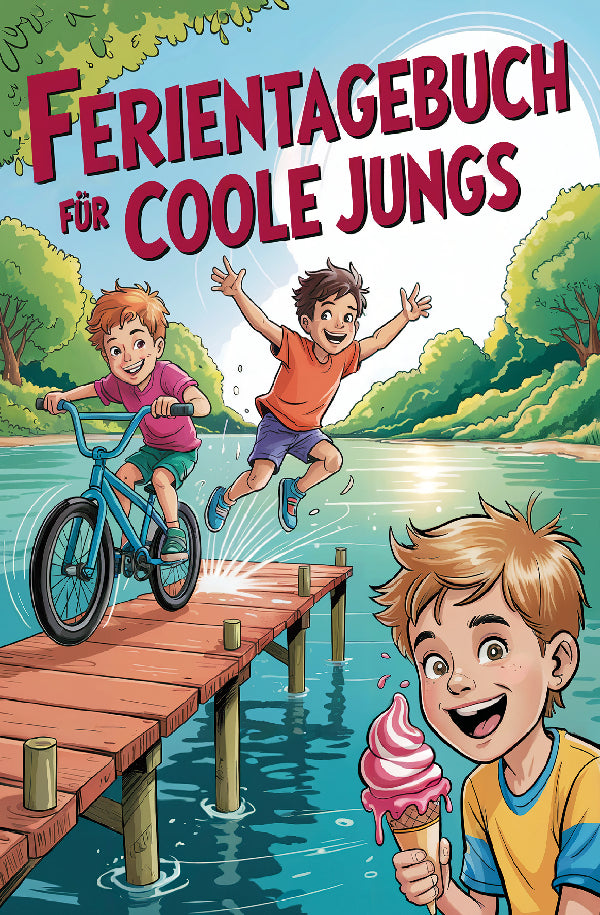 Cover mit fröhlichen Kindern