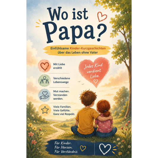 Wo ist Papa? Zwei Zuhause - ein Herz - 3 Minuten Geschichte - Podcast